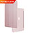 Funda de Cuero Cartera con Soporte para Apple iPad Mini 5 (2019) Oro Rosa