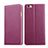 Funda de Cuero Cartera con Soporte para Apple iPhone 6S Plus Morado