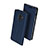 Funda de Cuero Cartera con Soporte para Samsung Galaxy A8+ A8 Plus (2018) A730F Azul