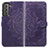 Funda de Cuero Cartera con Soporte Patron de Moda Carcasa A01D para Samsung Galaxy S21 Plus 5G Morado