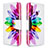Funda de Cuero Cartera con Soporte Patron de Moda Carcasa B01F para Samsung Galaxy A70E Multicolor