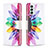 Funda de Cuero Cartera con Soporte Patron de Moda Carcasa B01F para Samsung Galaxy F23 5G Multicolor