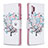 Funda de Cuero Cartera con Soporte Patron de Moda Carcasa B01F para Samsung Galaxy Note 10 Plus 5G Blanco