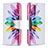 Funda de Cuero Cartera con Soporte Patron de Moda Carcasa B01F para Samsung Galaxy Note 20 5G Multicolor