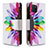 Funda de Cuero Cartera con Soporte Patron de Moda Carcasa B04F para Samsung Galaxy A81 Multicolor