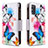 Funda de Cuero Cartera con Soporte Patron de Moda Carcasa B04F para Samsung Galaxy S20 Vistoso