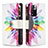Funda de Cuero Cartera con Soporte Patron de Moda Carcasa B04F para Xiaomi Mi 11i 5G (2022) Multicolor