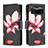 Funda de Cuero Cartera con Soporte Patron de Moda Carcasa B04F para Xiaomi Redmi Note 11E Pro 5G Rojo