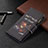 Funda de Cuero Cartera con Soporte Patron de Moda Carcasa BF3 para Xiaomi Redmi Note 10 Pro 4G Gris Oscuro