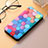 Funda de Cuero Cartera con Soporte Patron de Moda Carcasa H09 para Apple iPhone 13 Pro Azul