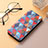 Funda de Cuero Cartera con Soporte Patron de Moda Carcasa H10 para Apple iPhone 13 Multicolor