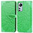 Funda de Cuero Cartera con Soporte Patron de Moda Carcasa L02 para Xiaomi Mi 12 5G Verde