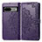 Funda de Cuero Cartera con Soporte Patron de Moda Carcasa para Google Pixel 7a 5G Morado