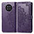 Funda de Cuero Cartera con Soporte Patron de Moda Carcasa para Huawei Honor 50 Lite Morado