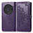 Funda de Cuero Cartera con Soporte Patron de Moda Carcasa para Huawei Honor Magic3 Pro 5G Morado