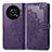 Funda de Cuero Cartera con Soporte Patron de Moda Carcasa para Huawei Honor Magic4 Lite 5G Morado