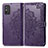 Funda de Cuero Cartera con Soporte Patron de Moda Carcasa para Huawei Honor X10 Max 5G Morado