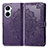 Funda de Cuero Cartera con Soporte Patron de Moda Carcasa para Huawei Nova 10 SE Morado