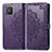 Funda de Cuero Cartera con Soporte Patron de Moda Carcasa para Huawei Nova 8 SE 4G Morado