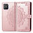 Funda de Cuero Cartera con Soporte Patron de Moda Carcasa para Huawei Nova 8 SE 4G Oro Rosa