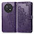 Funda de Cuero Cartera con Soporte Patron de Moda Carcasa para Huawei Nova Y91 Morado