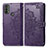 Funda de Cuero Cartera con Soporte Patron de Moda Carcasa para Motorola Moto E40 Morado