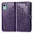 Funda de Cuero Cartera con Soporte Patron de Moda Carcasa para Nokia C12 Morado