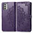 Funda de Cuero Cartera con Soporte Patron de Moda Carcasa para Nokia G310 5G Morado