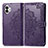 Funda de Cuero Cartera con Soporte Patron de Moda Carcasa para Nothing Phone 2 Morado