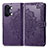 Funda de Cuero Cartera con Soporte Patron de Moda Carcasa para OnePlus Ace 2V 5G Morado