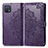 Funda de Cuero Cartera con Soporte Patron de Moda Carcasa para Oppo A16e Morado