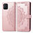 Funda de Cuero Cartera con Soporte Patron de Moda Carcasa para Oppo Find X3 Pro 5G Oro Rosa