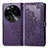 Funda de Cuero Cartera con Soporte Patron de Moda Carcasa para Oppo Find X6 Pro 5G Morado