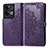 Funda de Cuero Cartera con Soporte Patron de Moda Carcasa para Oppo Reno9 Pro+ Plus 5G Morado