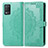 Funda de Cuero Cartera con Soporte Patron de Moda Carcasa para Realme 9 5G India Verde