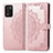 Funda de Cuero Cartera con Soporte Patron de Moda Carcasa para Realme 9 SE 5G Oro Rosa