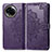 Funda de Cuero Cartera con Soporte Patron de Moda Carcasa para Realme V50s 5G Morado