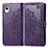 Funda de Cuero Cartera con Soporte Patron de Moda Carcasa para Samsung Galaxy A22 5G SC-56B Morado