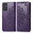 Funda de Cuero Cartera con Soporte Patron de Moda Carcasa para Samsung Galaxy A25 5G Morado