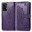 Funda de Cuero Cartera con Soporte Patron de Moda Carcasa para Samsung Galaxy A52 4G Morado