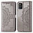 Funda de Cuero Cartera con Soporte Patron de Moda Carcasa para Samsung Galaxy A71 5G Gris