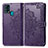 Funda de Cuero Cartera con Soporte Patron de Moda Carcasa para Samsung Galaxy M31 Morado