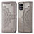 Funda de Cuero Cartera con Soporte Patron de Moda Carcasa para Samsung Galaxy M31s Gris