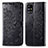 Funda de Cuero Cartera con Soporte Patron de Moda Carcasa para Samsung Galaxy M31s Negro