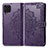 Funda de Cuero Cartera con Soporte Patron de Moda Carcasa para Samsung Galaxy M62 4G Morado