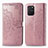 Funda de Cuero Cartera con Soporte Patron de Moda Carcasa para Samsung Galaxy M80S Oro Rosa