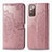 Funda de Cuero Cartera con Soporte Patron de Moda Carcasa para Samsung Galaxy Note 20 5G Oro Rosa