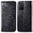 Funda de Cuero Cartera con Soporte Patron de Moda Carcasa para Samsung Galaxy S10 Lite Negro