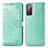 Funda de Cuero Cartera con Soporte Patron de Moda Carcasa para Samsung Galaxy S20 FE (2022) 5G Verde