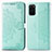 Funda de Cuero Cartera con Soporte Patron de Moda Carcasa para Samsung Galaxy S20 Plus 5G Verde